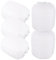5 Piezas Linternas de Papel japonesas decoración Vistoso Interior Exterior con Borla Linterna de Comida Japonesa linternas para la Boda luz de Fiesta de polivinilo Blanco