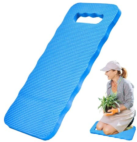 Ginocchiere da giardinaggio per inginocchiarsi, ergonomico, antiscivolo, morbido cuscinetto in schiuma spessa, inginocchiatoio portatile con manico per giardinaggio, yoga, esercizio, bagnetto, lavoro