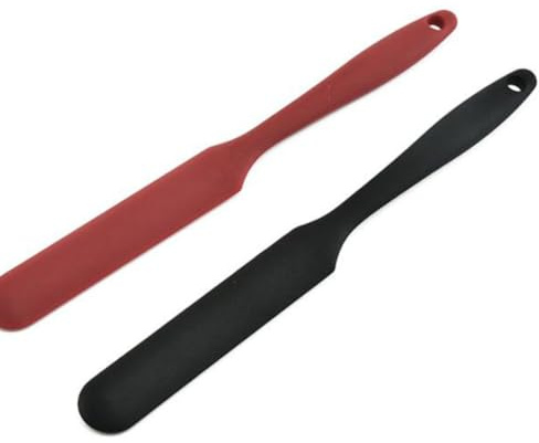 MOLUCKFU Set 4 Pezzi Spatole in Silicone per Dolci Utensili da Cucina Multifunzione Resistenti al Calore Leggere per Raschiare e Mescolare Creme e Impasti