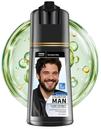 Beard Colouration 200 ml Temporary Long-Lasting Cover of Grey