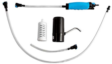 Sagan Life 55 Gallon Drum Water Filter Pump, AquaDrum Water Purification System, Emergency Water Barrel Filtration System, Long Term Water Storage, Emergency Drinking Water, Filters Up to 250 Gal
