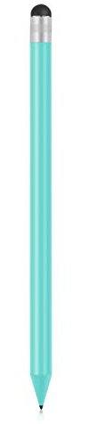 Richer-R 2 en 1 Stylet + Crayon, Tactile Stylet Capacitif Écran Tactile Capacitif Stylo en Carbone + Plastique pour Smartphones Comprimés/Blackberry/HTC/DOPOD/Nokia(Vert)