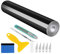 Wilktop Lámina de 6D Carbono, Lámina de Coche de Vinilo Adhesivo Acabado Alta Brillante Fibra de Carbono 6D Automóvil de Lámina de Coche de 0.16mm Negro (30 x 300cm)