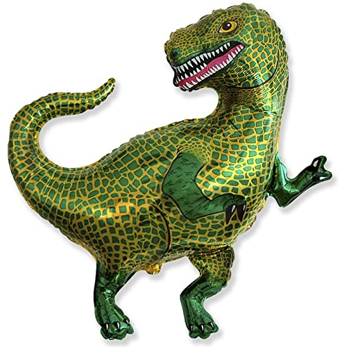 Jätte superformade folieballonger XL stor barns födelsedagsfest (T Rex dinosaurie 83 cm)
