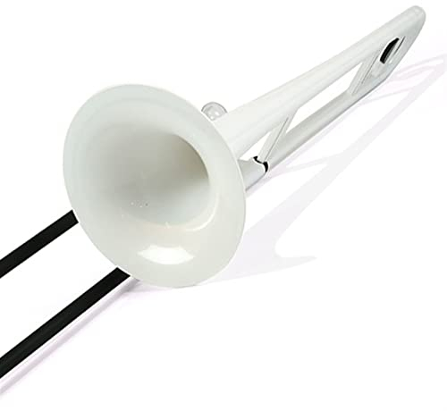 TSTS Das B-Tenorposaune Kunststoff Blechblasinstrument Ist Für Anfänger Zum Ausprobieren Und Spielen Geeignet Posaune (Color : White)