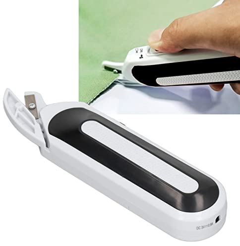 Akku-Stoffschere, Elektrische Schere, Kabellos, Mini, Tragbar, 2 Stromversorgungsmodi, Elektrische Schere mit Metallklinge, Scherenabdeckung Zum Nähen