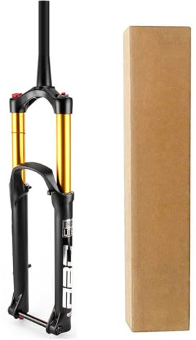 DYSY DH Mountainbike Gabel 27,5 29 Zoll, Aluminiumlegierung 1-1/2 Konischer Rohrschaft MTB Downhill Fahrradgabel Manuell Verriegelbare Achse 15 * 110mm (Size : 27.5 inch)