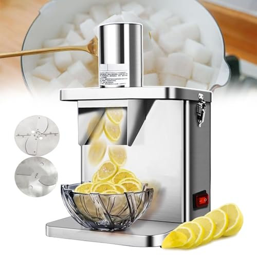 pealiritansemen Electric Vegetable Dicer, Commercial Vegetable Dicer With Slicing Mold Dicing Molds, Onions, Potatoes, Pumpkin, Carrot Dicing Machine, For Home/Commercial