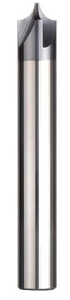 Pangyoo 6 mm, 8 mm, 12 mm Schaft, Eckenrundung, Fasenfräser, 4–14 mm Entgraten, CNC-Holz-Metall-Fräser, beschichteter Fasenfräser, Rundfräser(ICP4F-R2.5-H8)