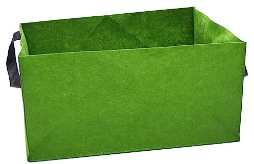 INOOMP 2stücke Dünner Filz Pflanzbeutel Für Kartoffeln Pflanzen Und Gemüse Atmungsaktive Töpfe Mit Stabilem Griff Für Drinnen Und Draußen Wiederverwendbar
