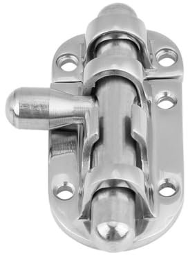 60/110mm Stainless Steel Marine Boat Door Window Lock Latch Slide Barrel Bolt Clasp Sliding Hasp Locks Push Pull Toggle Buckle(60mm)