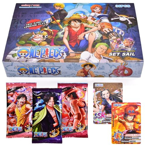 Anime Carte Collezionabili, 225 Pezzi Anime Carte Bambini Cartes Collezionabili Set di Cartes da Collezione Giochi di Anime Cards per Fan Bambini Adolescenti e Adulti
