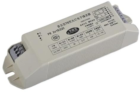 ApuaVireo&Co Balasto electrónico T8 de Amplio Voltaje de 198-264 V CA, 2 x 18 W, balasto for lámpara Fluorescente