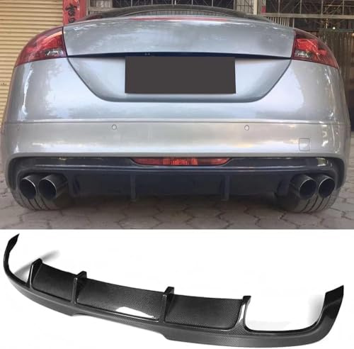 Auto Heck Stoßfänger Diffusor Spoilerlippe für Audi TTS 2008-2014 TT 2013 2014 Heckdiffusor Diffusor Heckspoiler Stoßstange Zubehör