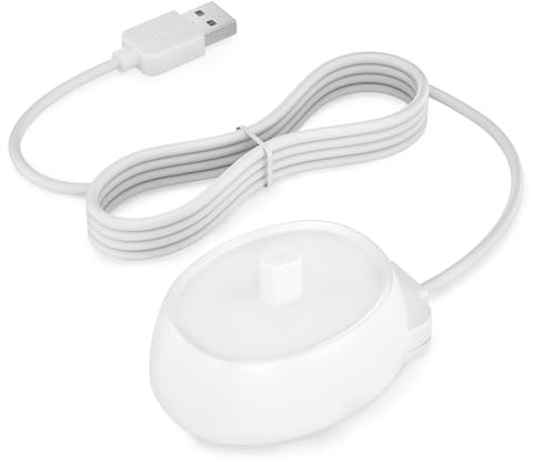 XXSZHY USB Electric Toothbrush Charger Compatible with Oral-B, Type 3757 | Compatible with Oral-B Braun Type 3757, Portable Travel Base for Pro 3, iO 3/4/5/6, Smart & Genius Series, 1.2m Cable