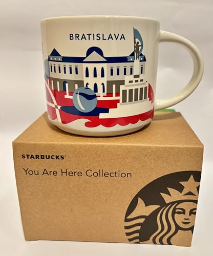 STARBUCKS Taza de Bratislava YAH You Are here Collection, 414 ml