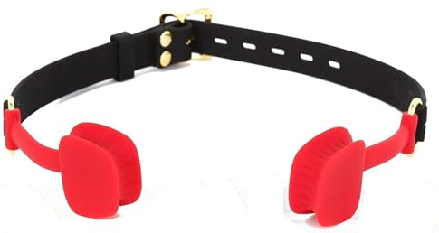 BFLaiCai Bâillon Buccal En Silicone, Bouche Verrouillable, Écarteur De Bouche, Bouche Brumeuse, Jouet Sexuel Extrême SM, Auto-Bondage, Jeu De Rôle D'esclave, Ensemble De Bondage BDSM