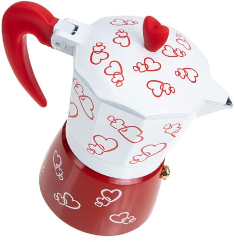 VALICLUD Cafetière Italienne Alliage Aluminium Tasses avec Poignée Ergonomique Pot à Café Manuel pour Infusion Main Antidérapante et Sécurisée pour Maison et Bureau