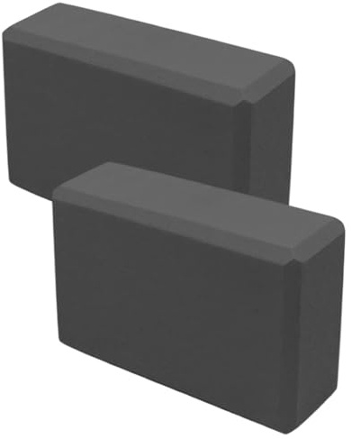 Yogabilder – 24 cm EVA-skum | 2-pack halkresistent Yöga-block för stretching meditation och balans | High Density Foam Blocks för varma yoga squats och händer