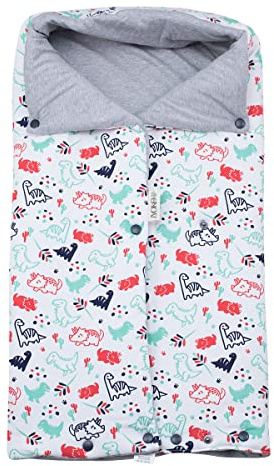 JYOKO Kids Saco para capazo (Dino Party, Algodon)