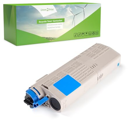 Green2Print Toner Cyan 6000 Seiten ersetzt Oki 46490623 passend für Oki ES5432, ES5432DN, ES5442, ES5442DN, ES5463, ES5463DNMFP, ES5473MFP, ES5473