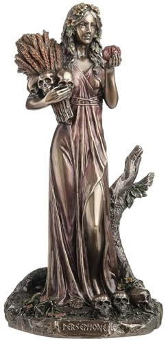 Veronese Design 10.25 Inch Persephone Greek Goddess of Vegetation and The Underworld Antique Bronze Finish Statue