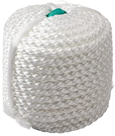 CarBole Tauwerk für Boote 12mm*91m, 2653KG Dock Line Rope | Festmacherleine und Camp-Seil, ideal für Camping und Bootfahren im Freien