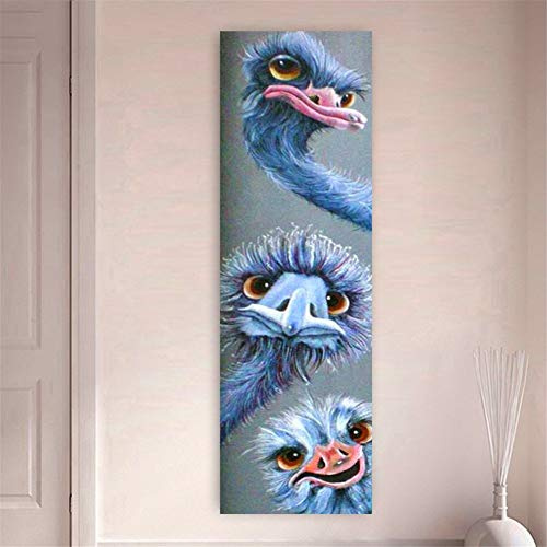 looui 5D Diamant Malerei Kits Große Full Bohrer DIY Diamond Painting Strauß Strass Kristall Handwerk Kunst Stickerei Kreuzstich Bilder Leinwand für Home Wand Decor Rundbohrer 40x80cm H5820