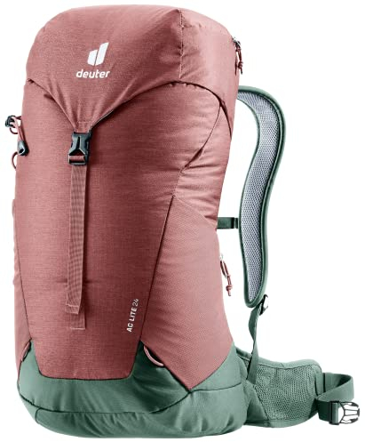Deuter Herren Ac Lite 24 Wanderrucksack, Redwood-ivy, 24 Lang