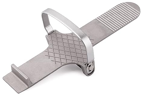 MIVOS Plattenheber aus Metall - Gipskartonplatten Heber - Fußplatten-Träger - Plattenträger- Trägerwerkzeug - Brettheber - Palettenlader Einzelplatte für Gipskarton, Glas, Keramik, Fliesen