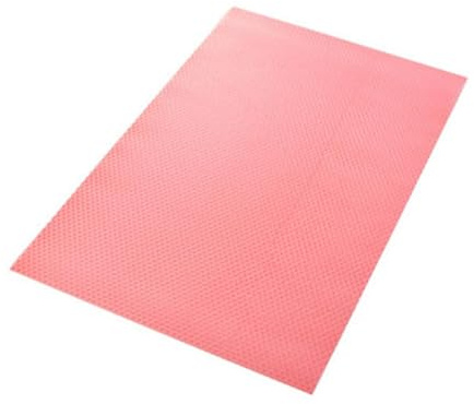 Ciieeo 4-Pack Pink Refrigerator Pad Moisture Absorption Fridge Shelf Liners Heat Resistant Anti-Oil Easy Clean 17.72X11.42In for Food Storage Organisation
