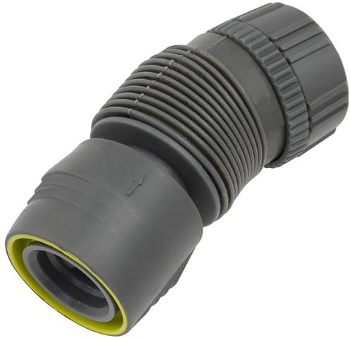 AERZETIX - C73243 - Flexible Schnellkupplung 1/2'' für Gartenschlauch - Adapter hahnanschluss zubehör Pistole Garten bewässerung - aus Kunststoff mit gummibeschichtung