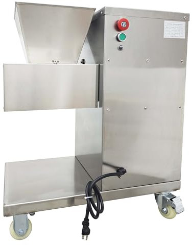 Tritacarne Elettrico, Insaccatrice, Lama da 3 mm, Affettatrice Commerciale, Affettatrice in Acciaio Inossidabile, 1100 W, per Macellerie