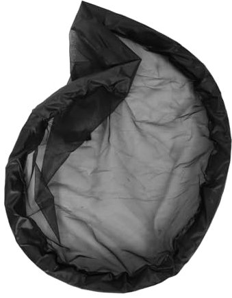 TINEASUR Protector Flottant pour Plantes Île Barrière Anti-Poissons Ronde Noire Filet pour Plantes Aquatiques Bassin Extérieur Jardin Bassin De Poissons