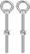 QUARKZMAN Bullone ad Occhiello di Sollevamento, 2 Set M8 x 120mm Bullone ad Occhiello con Dado Rondella Acciaio Inossidabile 304 Anello Sollevamento a Spalla per Appendere Oggetti
