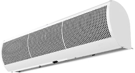 Machine à rideau d'air commerciale, ventilateur silencieux au-dessus de la porte du centre commercial de supermarché 220-240 V rideau d'air mural à vent naturel
