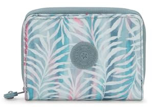 Kipling Damen Money Love PRT Geldbörse, Palmtree Leaves, 3.75''L x 5''H x 1''D, Kipling Damen Money Love PRT Geldbörse