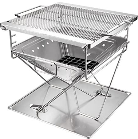 Holzkohlegrill Holzkohlegrill Klappgrill Outdoor Edelstahl Tragbarer Grill Mit Tragetasche Camping Grill
