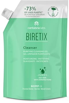 Cantabria Labs Biretix Cleanser Refill.- Gel Limpiador Activo Purificante, 400ml