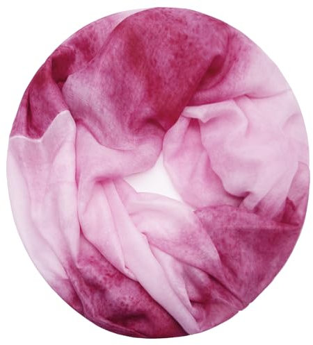 Gloop Damen Schal mit Leo Muster, farbigen Streifen weiche tücher Halstücher