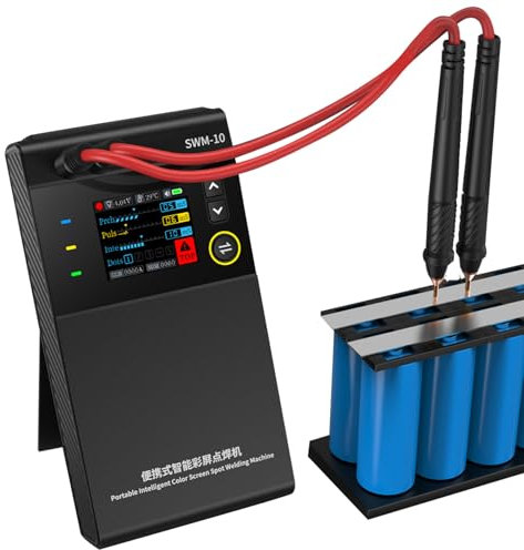 Soldador de batería, soldador pequeño - Soldadora manual con pantalla LCD | Equipo de soldadura portátil para reparación y mantenimiento de joyas de batería