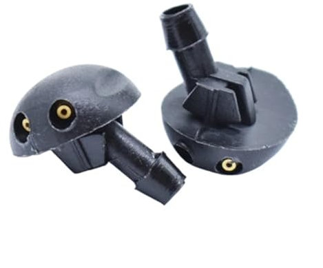 Rynplex 2 Stück Frontscheibenwischer-Waschdüse, for Renault, for Dacia, Megane Scenic MK1 Duster Sandero Logan 7700846456 Scheibenwaschdüse Auto-Scheibenwaschdüse