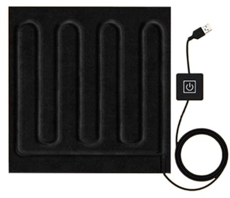 Cuscino di riscaldamento USB, cuscino di riscaldamento per il collegamento | Copertura di riscaldamento elettrico, cuscino di riscaldamento da viaggio impermeabile, copertura elettrica USB versatile