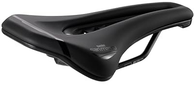 Selle San Marco Ground Shield Sport – Selle VTT/Off-Road avec Protection Anti-Boue, Canal Open Fit, Rails en Acier Carbone – Taille S3, Noir