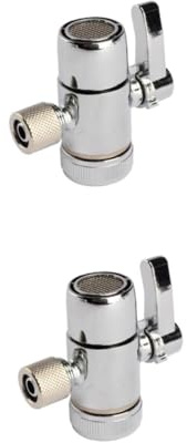 DOITOOL 2 pezzi Deviatore Vie per Braccio Doccia Adattatore Resistente Alla per Doccetta e Soffione Facile Installazione e Pulizia