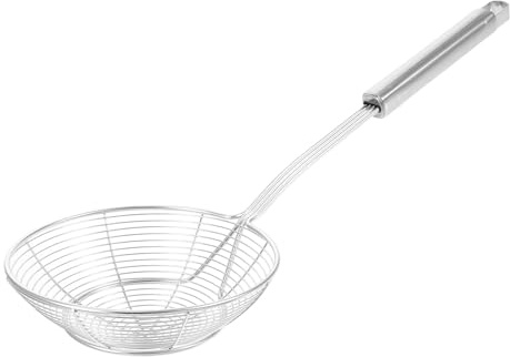 BESPORTBLE Écumoire Araignée en Acier Inoxydable 14 CM Passoire Cuillère Louche pour Friture Filtration Aliments Ustensile la Cuisine Résistant et Polyvalent Cuisson Fondue et Légumes