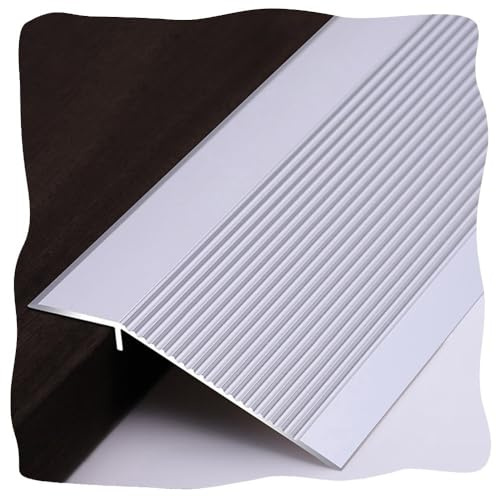 Bande de transition de sol en aluminium – Bordure antidérapante pour différences de hauteur de 10 mm-40 mm, réglable et facile à installer, rampe de seuil pour des transitions de sol sûres