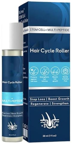 Dmuzsoih Lotion Capillaire Anti-Chute - 30ml Rouleau Applicateur Léger,Solution Fortifiante Capillaire - Idéal Femme Jeune Sœur Amie Ado Fille Garçon et