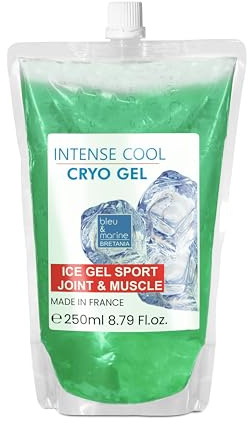 bleu & marine Bretania - Intensiv Cryo Gel, Professionell Trippelverkande Formel, Kylande Muskelgel, Återhämtning, För Atletiska Användare, 250 ml