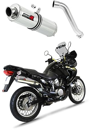 DOMINATOR Terminale di Scarico Marmitta Silenziatore ST compatibile con XL 650 V TRANSALP 2001-2007